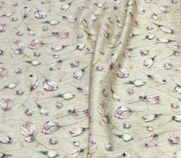 Cotton Amoudi Satin 67 قطن عمودي Florals Design