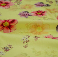 Silk   حرير مشجر Big Floral design 06