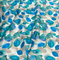 Cotton Amoudi Satin 64 قطن عمودي florals Design