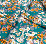 Silk   حرير مشجر florals design 29