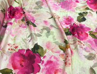 Silk design 75 حرير  مشجر floral