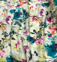 Silk design 62  حرير  مشجر floral