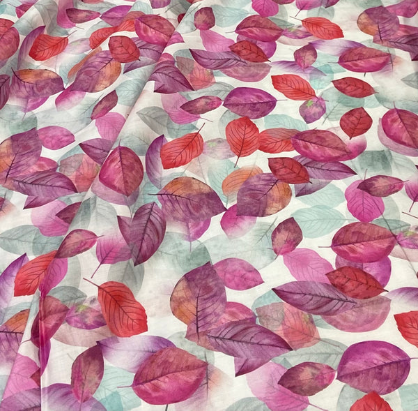 Cotton Amoudi Satin 64 قطن عمودي florals Design