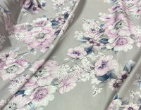 Silk   حرير مشجر Big Floral design 23