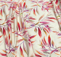 Silk design 88 حرير  مشجر Leaves