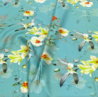 Silk design 59 حرير  مشجر floral