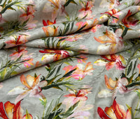 Silk Jacquard design 65حرير  جكارد مشجر florals