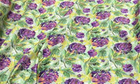 Silk design 72  حرير  مشجر floral