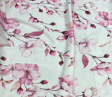 Silk design 83 حرير  مشجر Florals