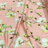 Silk design 83 حرير  مشجر Florals