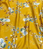 Silk   حرير مشجر Florals design 46