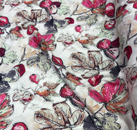 Silk design 81 حرير  مشجر Florals