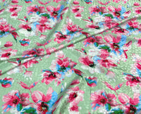 Silk Jacquard design 55 حرير جكارد مشجر Florals