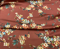 Silk   حرير مشجر floral design 12