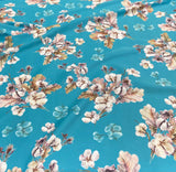 Silk   حرير مشجر Florals design 45