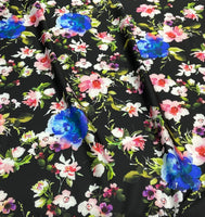 Silk design 76 حرير  مشجر floral