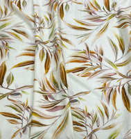 Silk design 88 حرير  مشجر Leaves