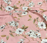 Silk   حرير مشجر  Floral design 19