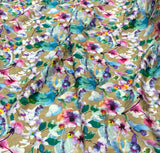 Silk Jacquard design 66 حرير  جكارد مشجر Florals