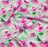 Silk Jacquard design 55 حرير جكارد مشجر Florals