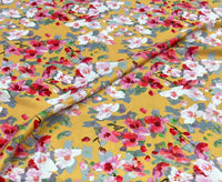 Silk   حرير مشجر florals design 29