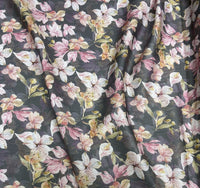 Cotton Amoudi    قطن عمودي Big floral design with leaves 04
