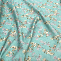 Cotton Amoudi Satin 82 قطن عمودي ساتن Tiny Floral Design