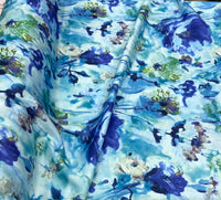 Silk design 62  حرير  مشجر floral