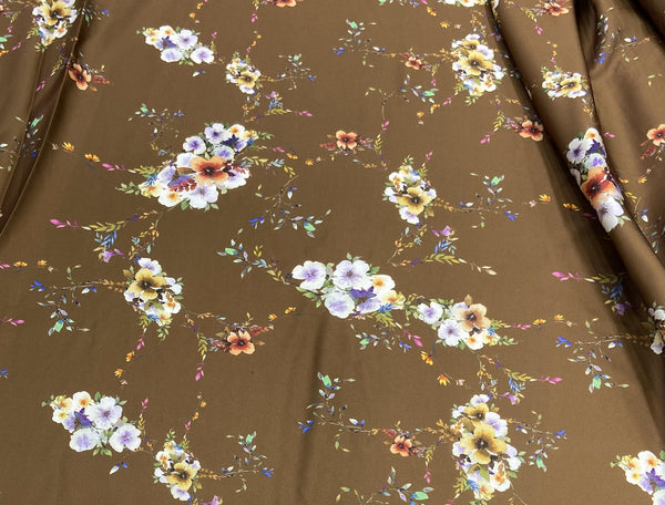 Silk   حرير مشجر  Floral design 18
