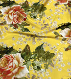 Silk   حرير مشجر Big Floral design 16