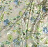 Silk Jacquard design 92 حرير  جكارد مشجر Florals