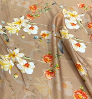 Silk design 59 حرير  مشجر floral