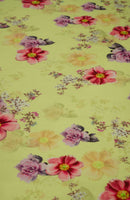 Silk   حرير مشجر Big Floral design 06