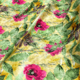 Silk Jacquard design 62 حرير  جكارد مشجر florals