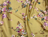 Silk   حرير مشجر floral design 12