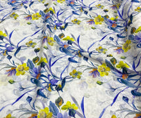 Silk jacquard جكارد حرير مشجر florals and leaves design 35