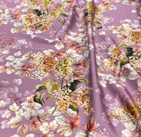 Silk   حرير مشجر Florals design 47