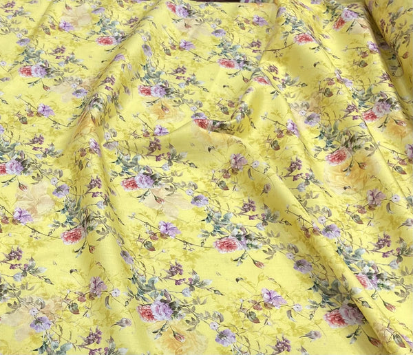 Cotton Amoudi قطن عمودي Multicolor Floral Design 18