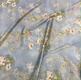 Silk   حرير مشجر Multicolorfloral design 05