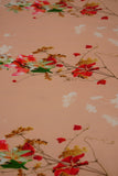 Silk Printed   حرير مشجر Floral design 03