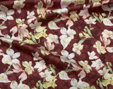 Cotton Amoudi    قطن عمودي Big floral design with leaves 04