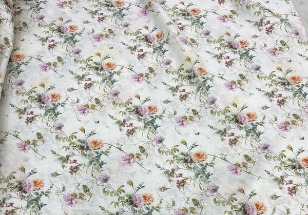 Cotton Amoudi قطن عمودي Multicolor Floral Design 18