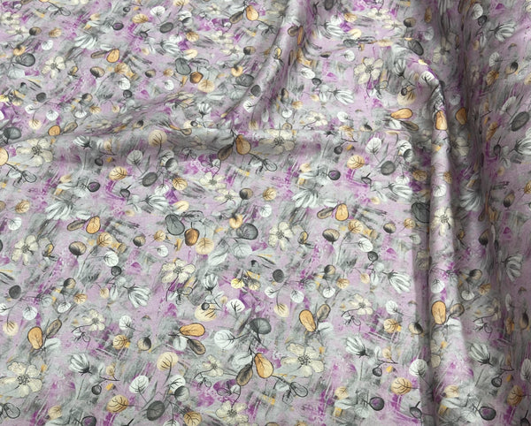 Cotton Amoudi قطن عمودي Multicolor Leave Design 20