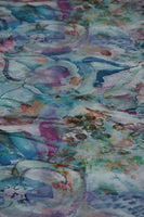 Silk Printed   حرير مشجر  abstract design 15